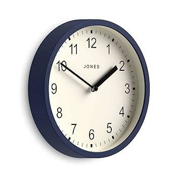 【新品同様】JONES CLOCKS プロペラ針 レトロデザイン 壁掛け時計 新品同様】JONES CLOCKS プロペラ針 レトロデザイン 壁掛け時計