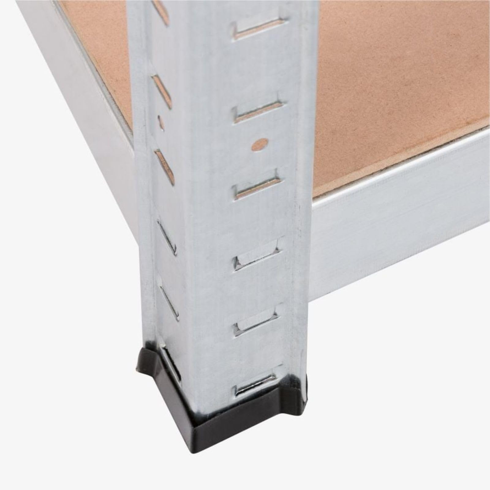 DASCK - Pack de 5 Estanterías Almacenaje Metálicas Galvanizadas 180x90x40 cm | 5 Baldas de MDF | 875kg de Carga | Estantería Industrial para Garaje, Trastero, Taller, Oficina, Almacén