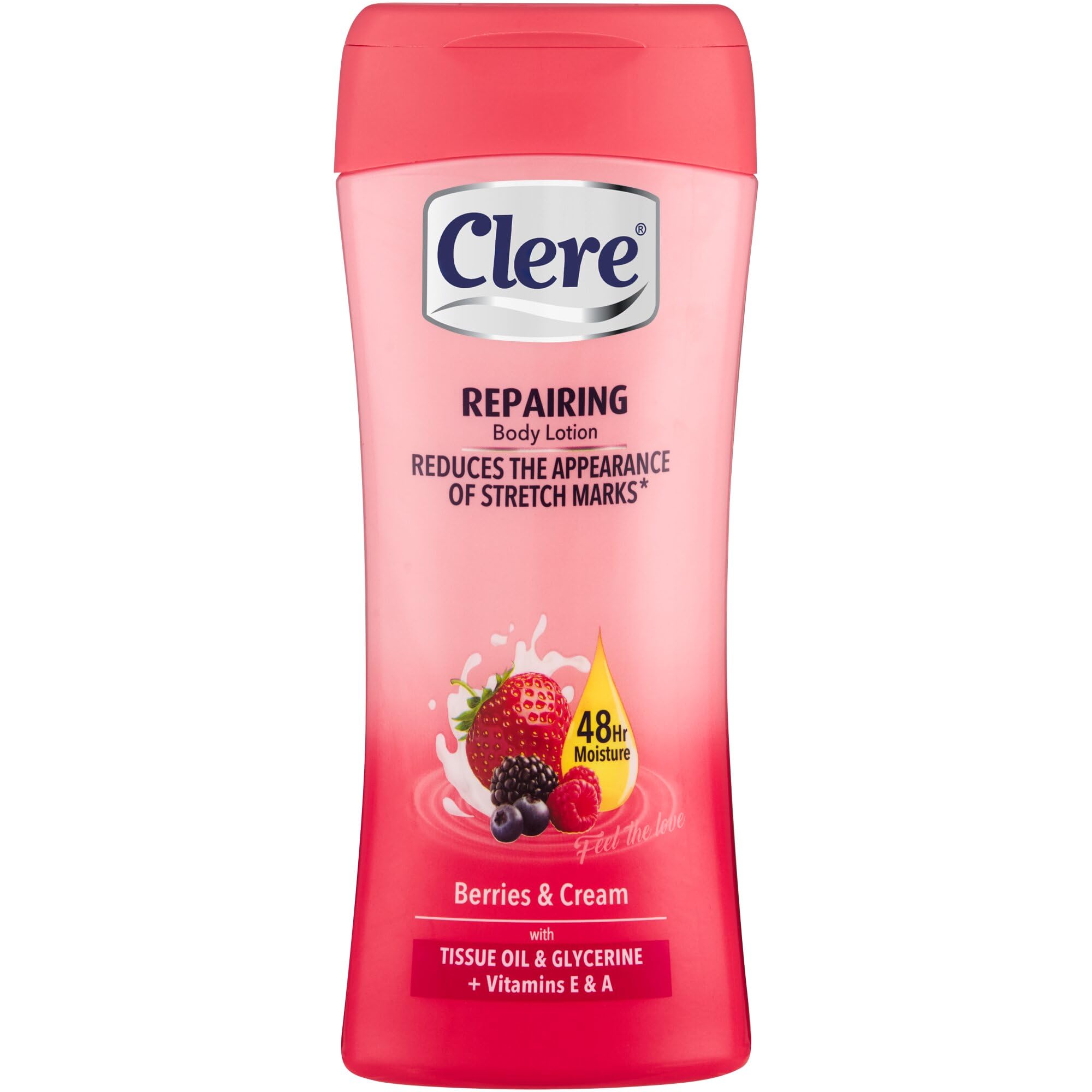 Amazon.com : CLERE Body Lotion - Berries & Cream - 400mL : Beauty