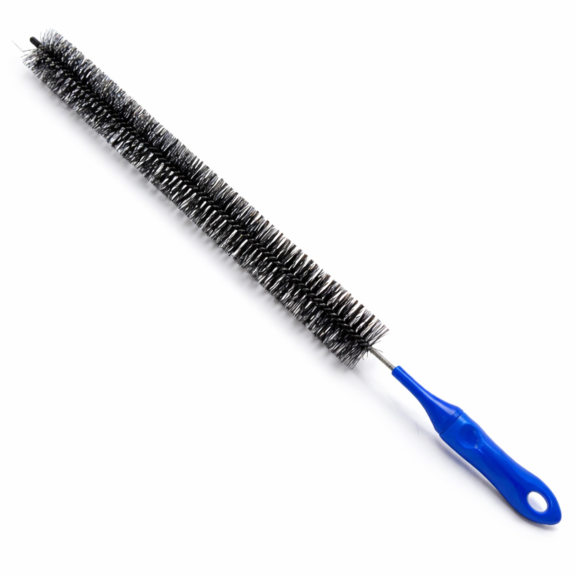 Plastific Random Colour Long Handle Easy Reach Radiator Cleaning Bristle Brush Dust Duster Cleaner Flexible, Radiator Brush With Bristles, For Better Cleaning 70Cm (Random Colour)