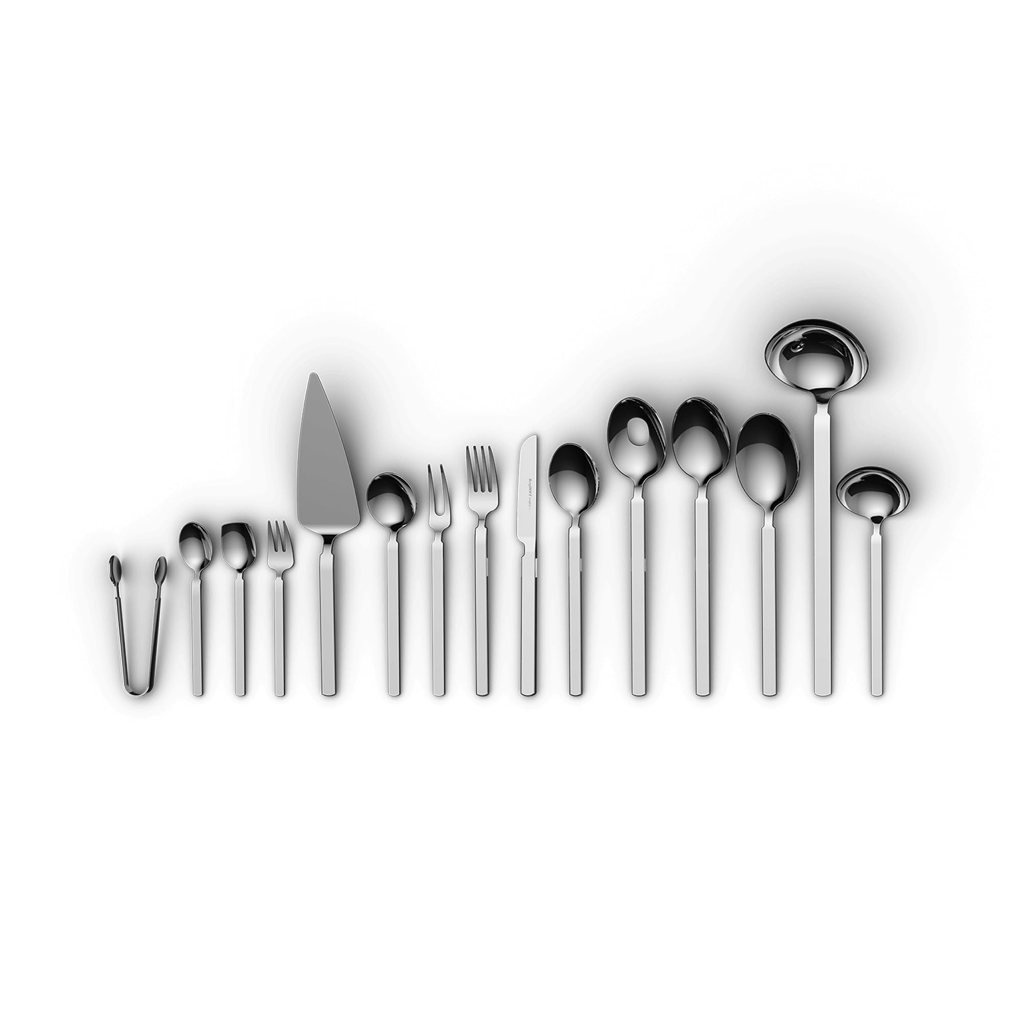 BergHOFF Home Coffrets de table – menagere 72 pièces – Service de table pour 12 personnes – couverts inox- cutlery set– Finition mate – Passe au lave-vaisselle