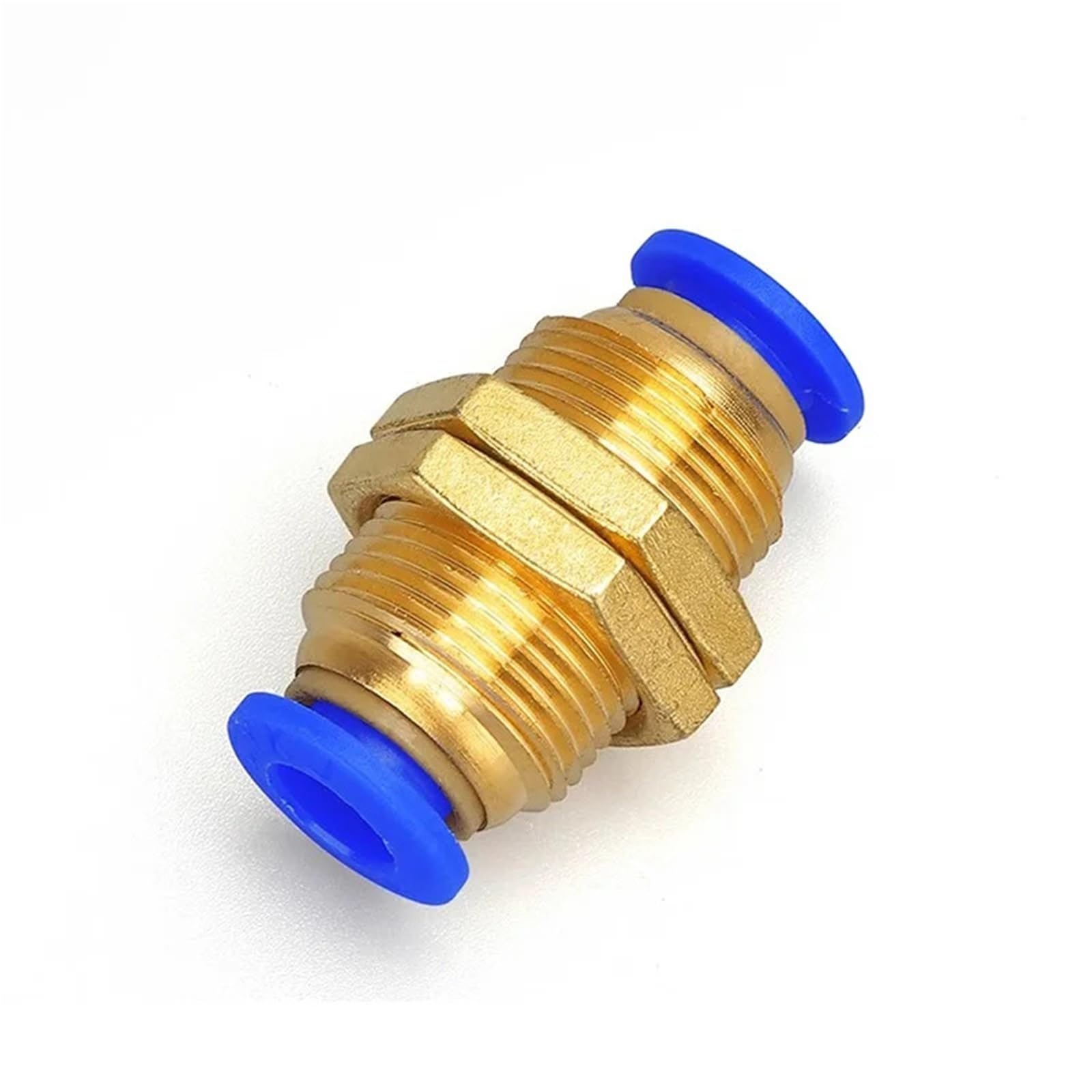 Pneumatic Fittings PM Union Connector 4mm 6mm 8mm 10mm 12mm OD Hose Plastic Push in Gas Connector 20/50/100Pcs(PM-8,100 PCS)