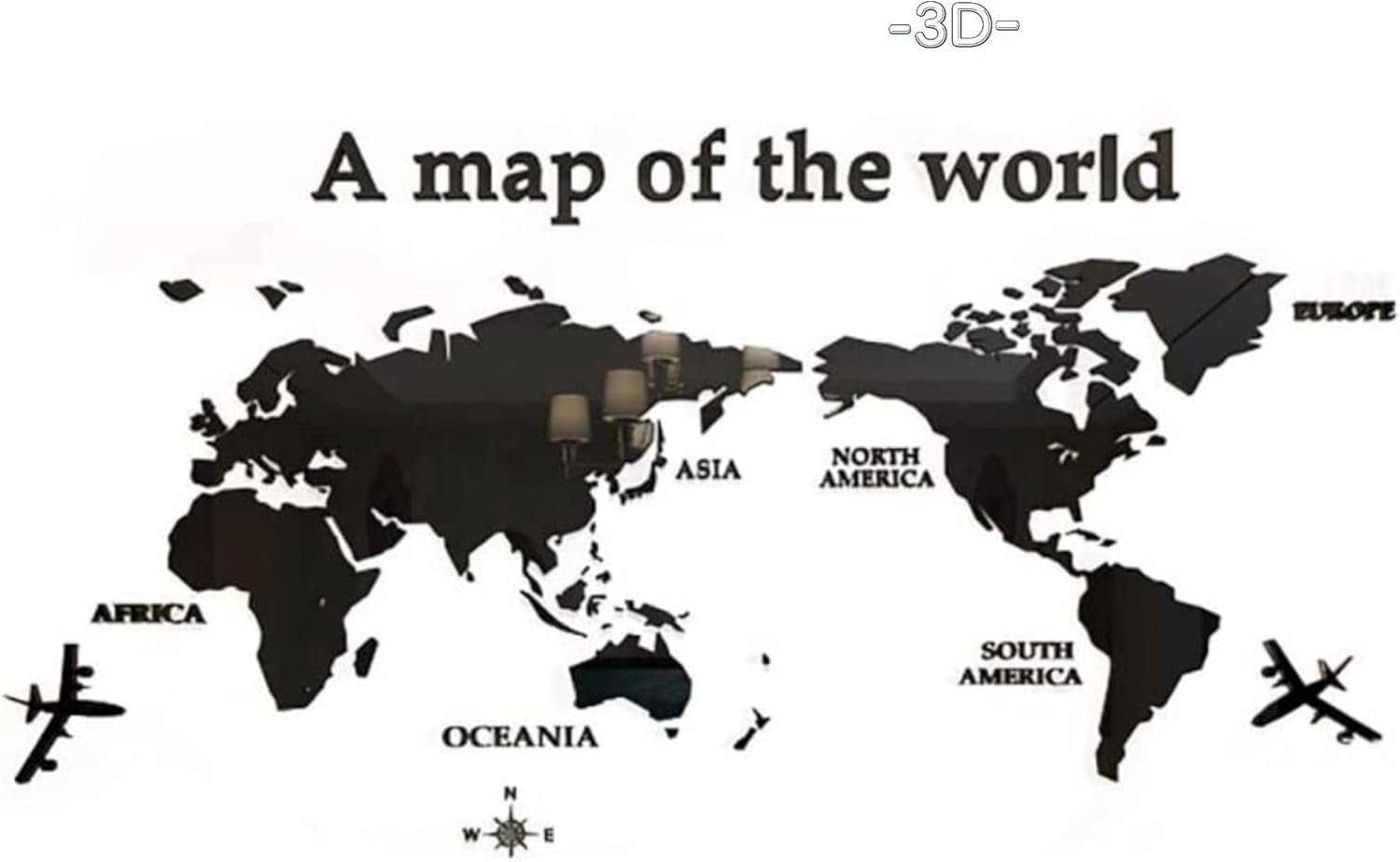 Workhorse Tokyo ウォール ステッカー 世界 地図 マップ 3d 壁紙 Diy 飾り はがせる 壁 装飾 シール 防水 オフィス ホーム キッチン リビング ベッドルーム 玄関 インテリア デコ おしゃれ 中 54cm 1cm ブラック 新しい到着 Workhorse Tokyo ウォール ステッカー 世界 地図 マップ 3d 壁紙 Diy 飾り はがせる 壁 装飾 シール 防水 オフィス ホーム キッチン リビング ベッドルーム 玄関 インテリア デコ おしゃれ 中 54cm 1cm ブラック 新しい到着