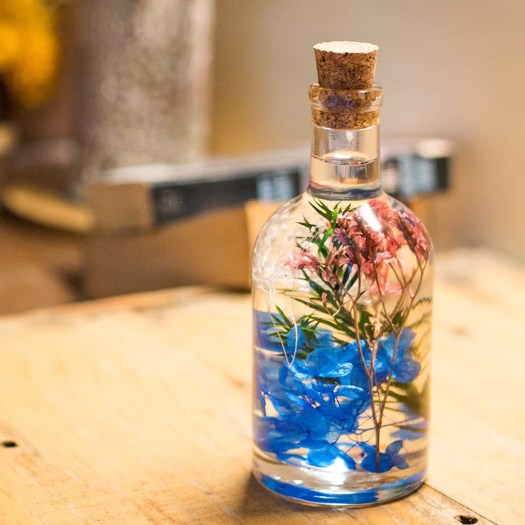 myBageecha- Enchanting Fresco Preserved Tabletop Natural Long Lasting Flower Indoor Home Decor Ecofriendly Sustainable Gift Glass 17.5cm x 7cm-image-14