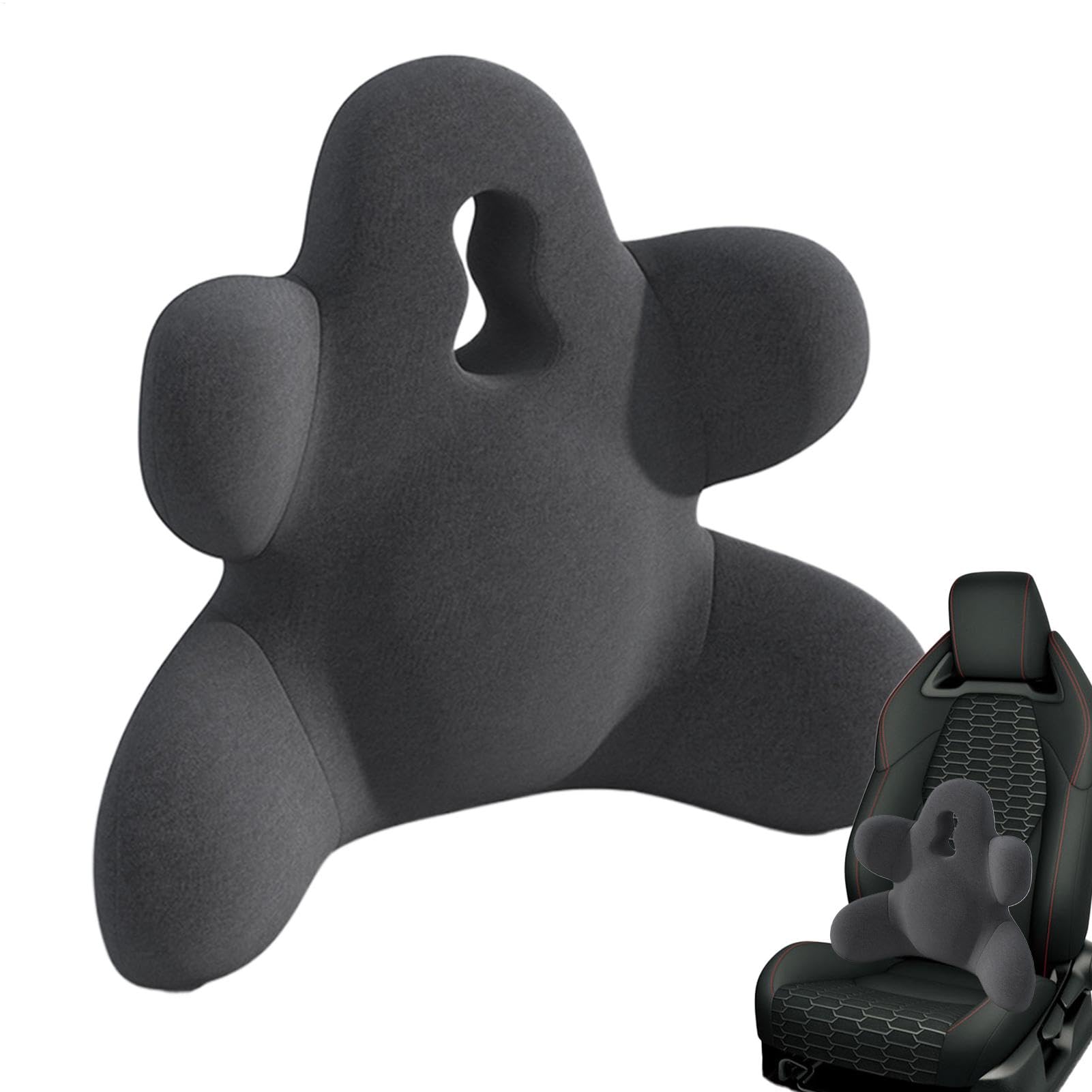 Support de dossier de chaise haut de gamme avec mousse à mémoire de forme ergonomique