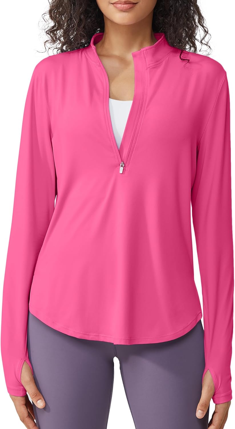 G4Free Womens UPF 50+ Sun Shirts Lightweight Golf Shirts