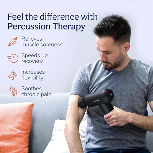 Caresmith Charge Boost Massage Gun | Body Massager | Massager Machine for Pain Relief for Men and Women | Deep Tissue Massager view 2