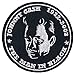 Produktbild Lucky Patches, Aufnäher, Applikation, Aufbügler, Iron on Patch - Johnny Cash, The Man In Black - Ø 8 cm