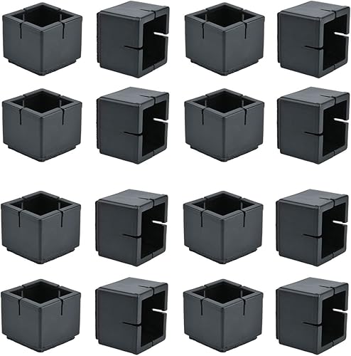WarmHut tapas para patas de silla, 16 unidades, transparentes, de silicona, protectores para piso de madera, antiderrapantes, previene rayones,