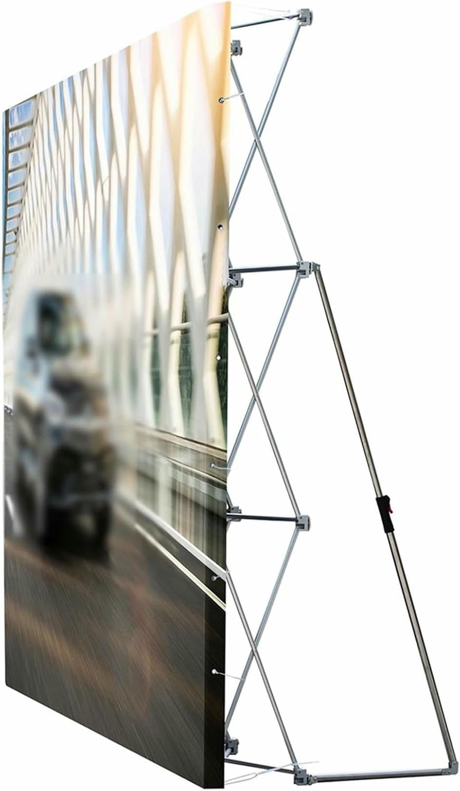 Targi Wysuwane tło wyświetlacza Aluminiowy stojak na banery Tylko sprzęt ślubny/Wydarzenia dostawcy/Zdjęcie wystawy(H2.3m x L4.55m)