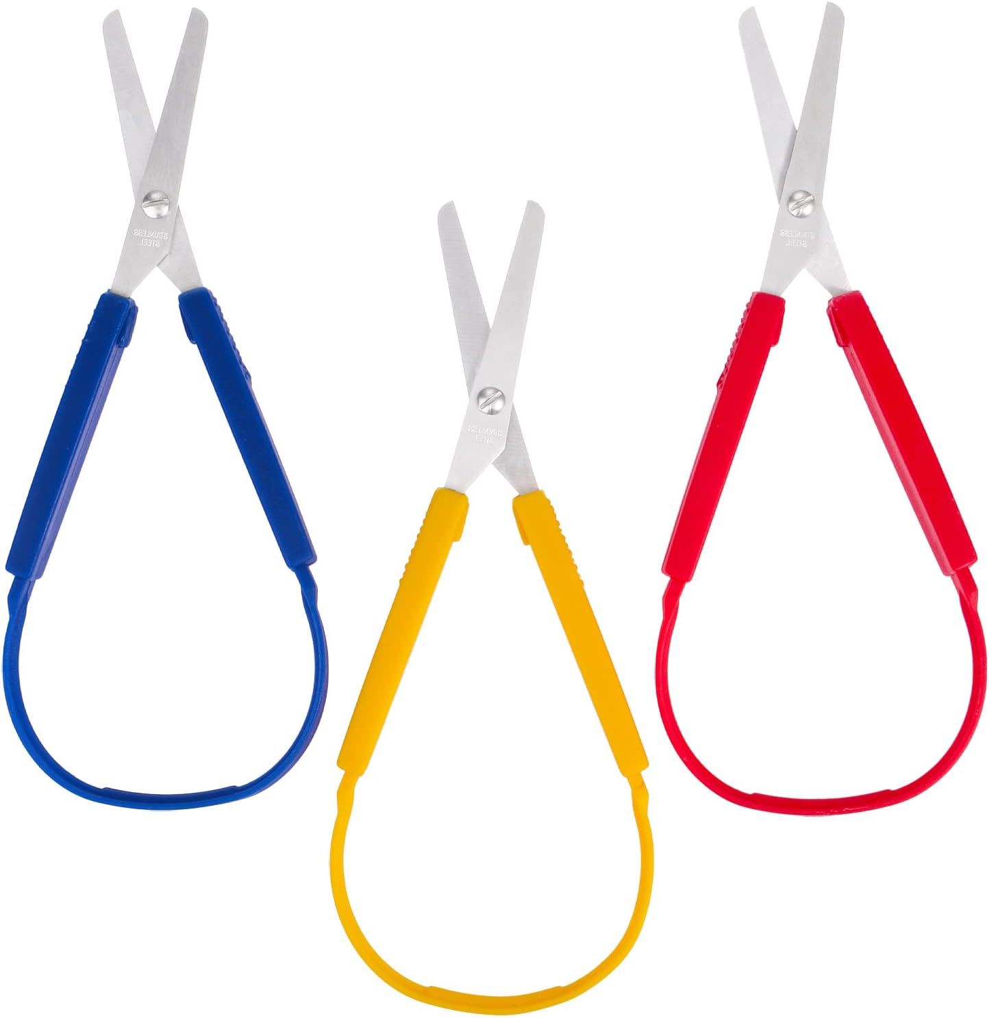 Amazon.com: 1-Pack Loop Scissors for Kids - Easy Grip, Easy Opening ...