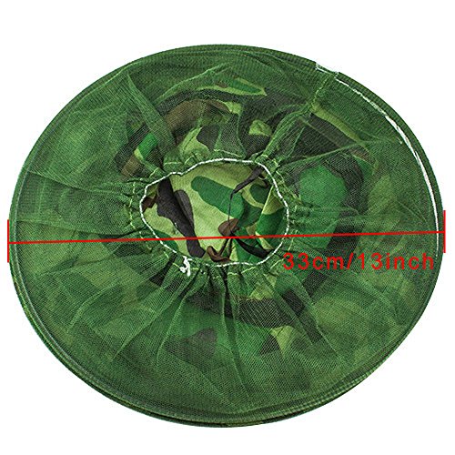 SUNREEK 2 Stück Camouflage-Maske für Imker, Anti-Mücken, Biene, Käfer, Insekten, Fliegen-Maske, Hut mit Kopfnetz… – Bild 6