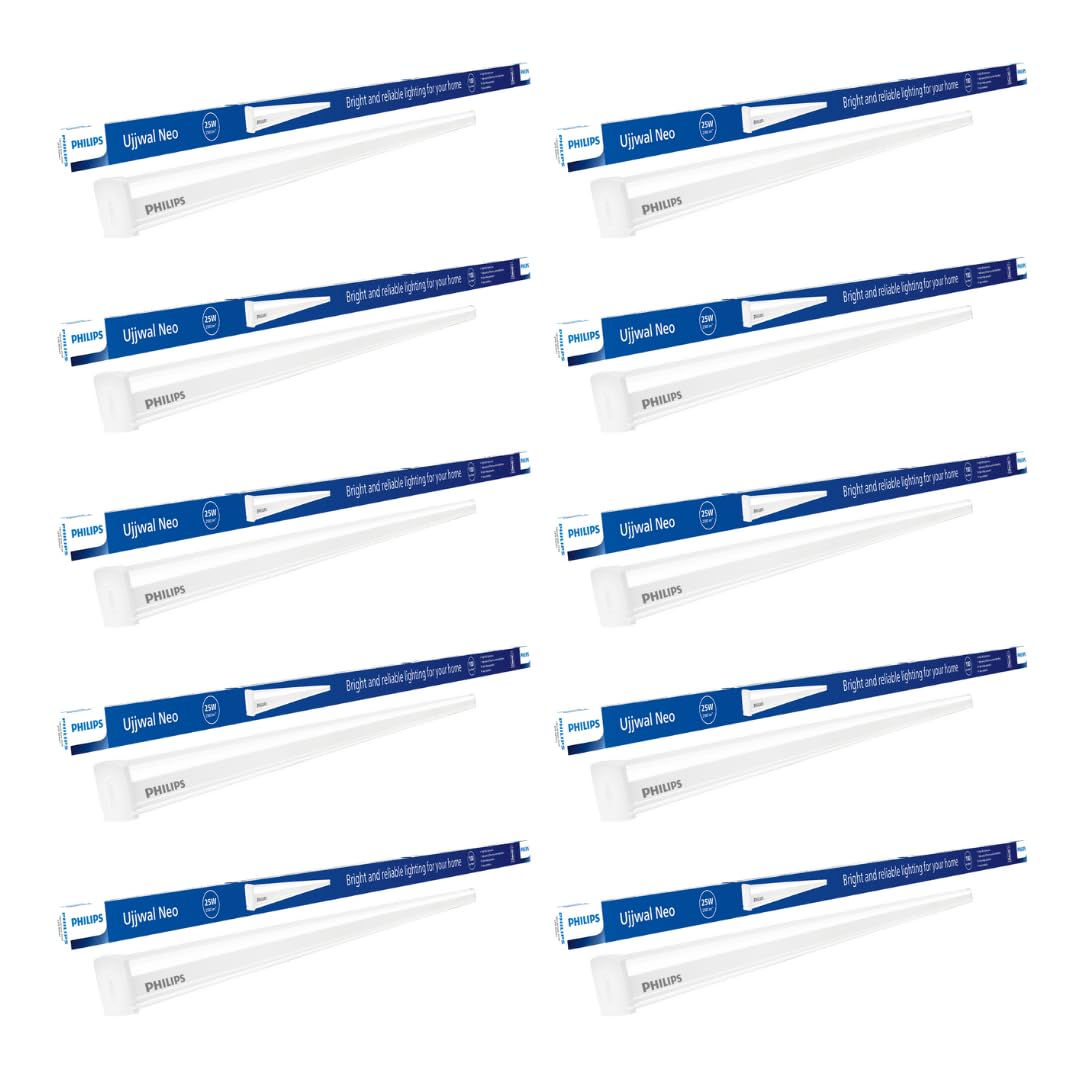 Philips LED Tubelight - Cool Daylight, Pack of 10 -1 Philips LED Tubelight - Cool Daylight, Pack of 10 -1