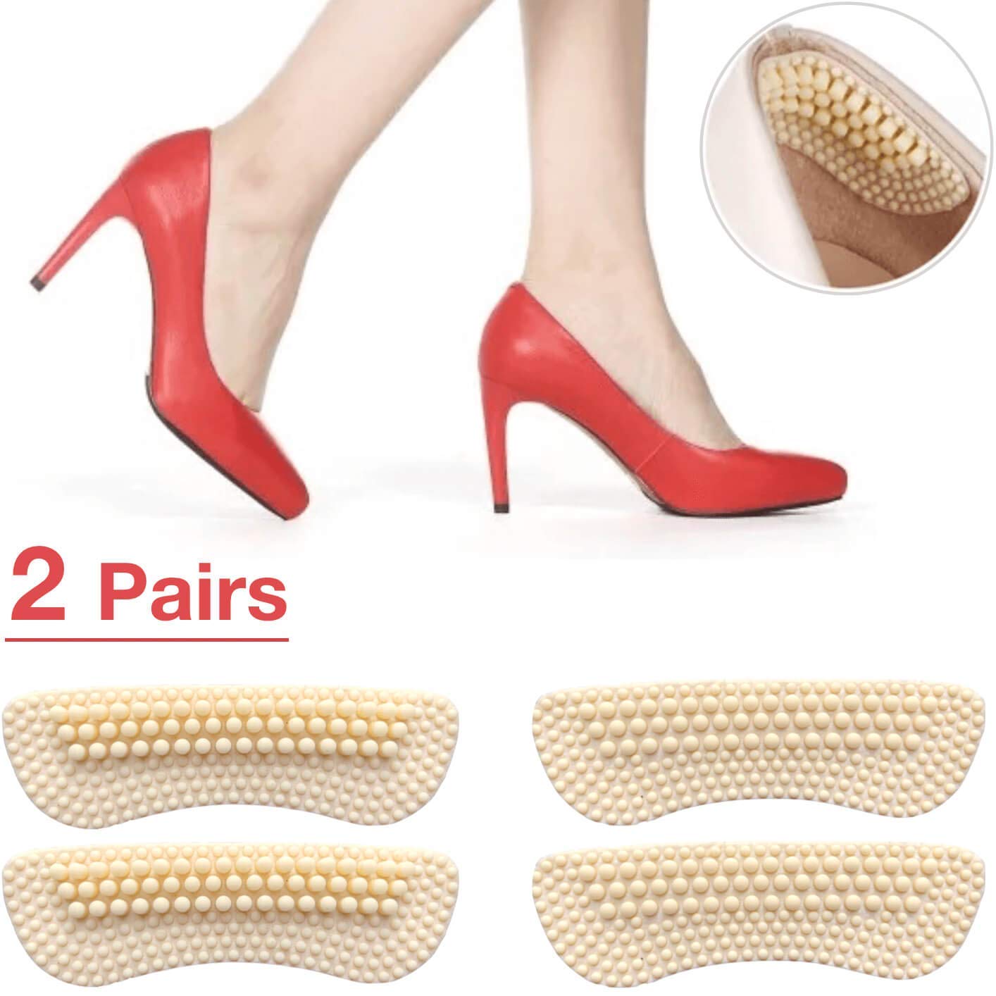 Buy Heel Grips High Heel Inserts for Women, Make Shoe Fitter & Stop