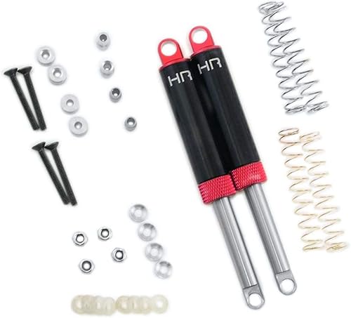 Hot Racing TD100T02 - Amortiguadores de aire internos rojos de 3.937in