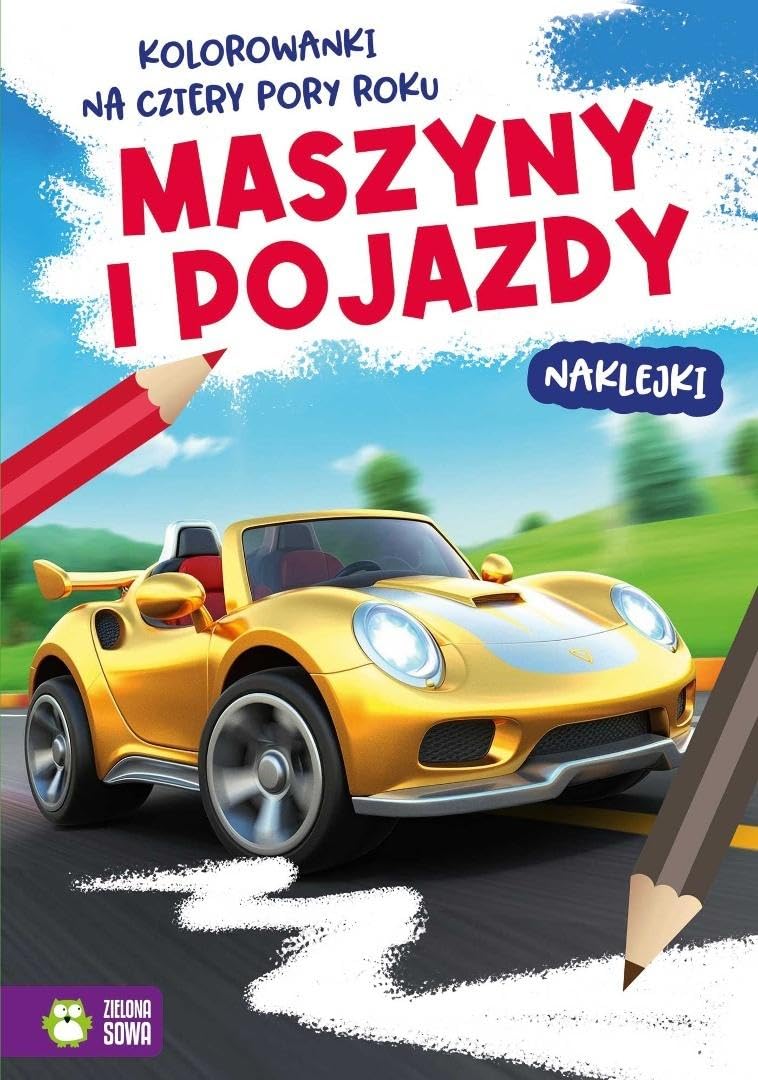 Kolorowanki na cztery pory roku Maszyny i pojazdy