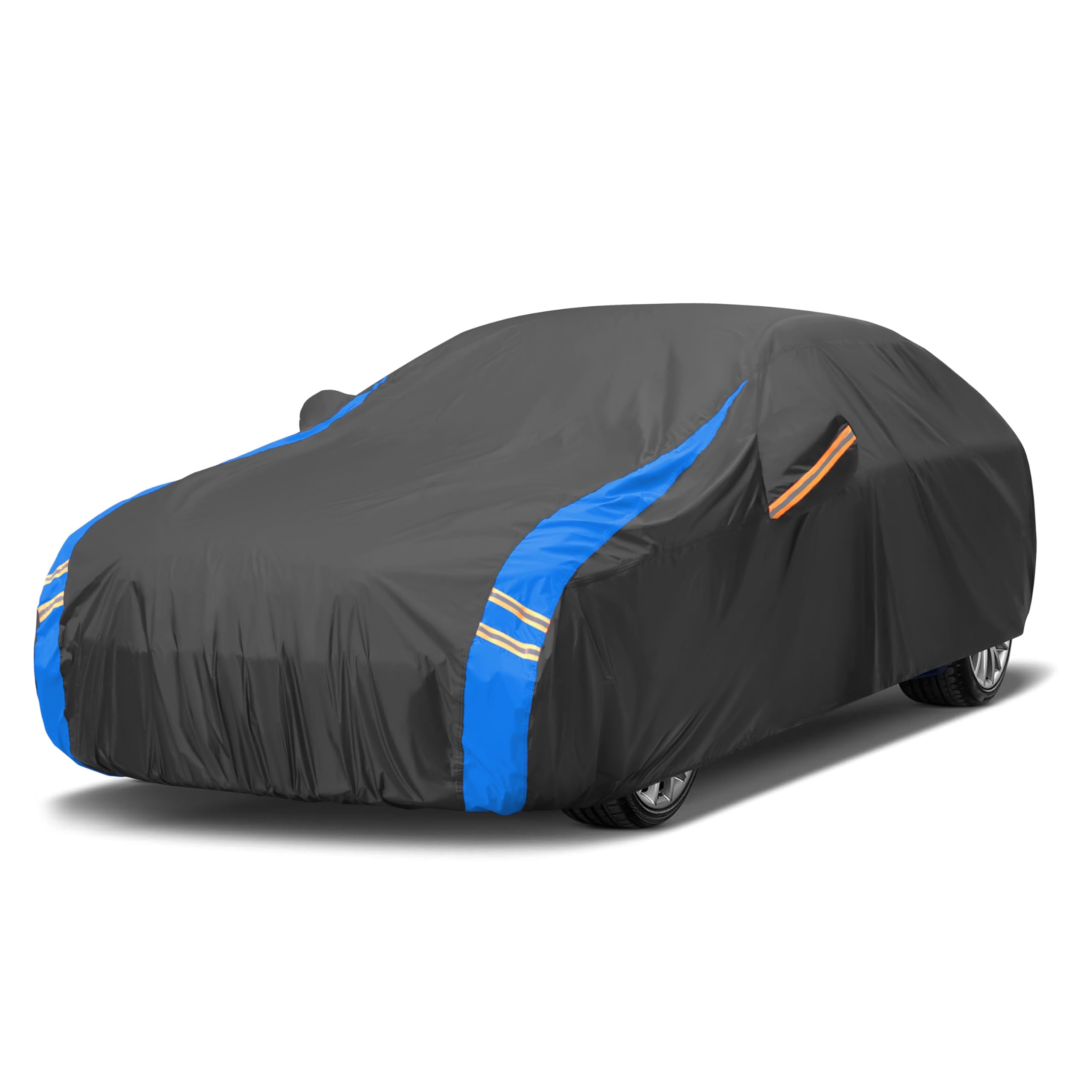 Autohoes, waterdicht, autohoes, autohoes, winter- en zomer, bescherming tegen regen, zon en stof, met opbergtas (voor hatchback 435 tot 450 cm