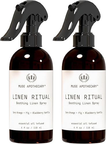 Miniatura 47 de Muse Apothecary Pillow Ritual - Rocío aromático, calmante y relajante para almohada, spray para ropa de cama y telas - Infundido con aceites