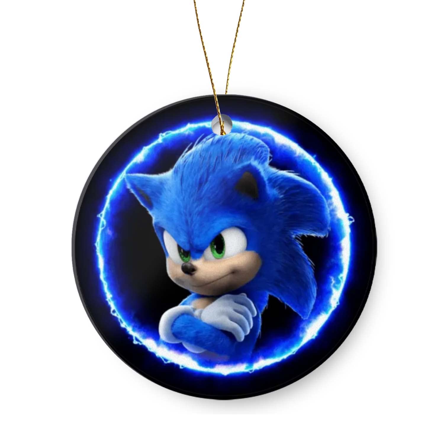 Christmas Ornament 2022-Merry Christmas Anime Ornament Funny Cartoon Ornament Keepsake Perfect Home Decor Xmas Ornament Round Ceramic Ornament 3 Inch