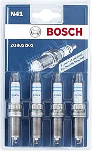 Amazon.fr : Bosch ZQR8SI302 (N41) - Bougies d'Allumage Iridium - Jeu de 4
