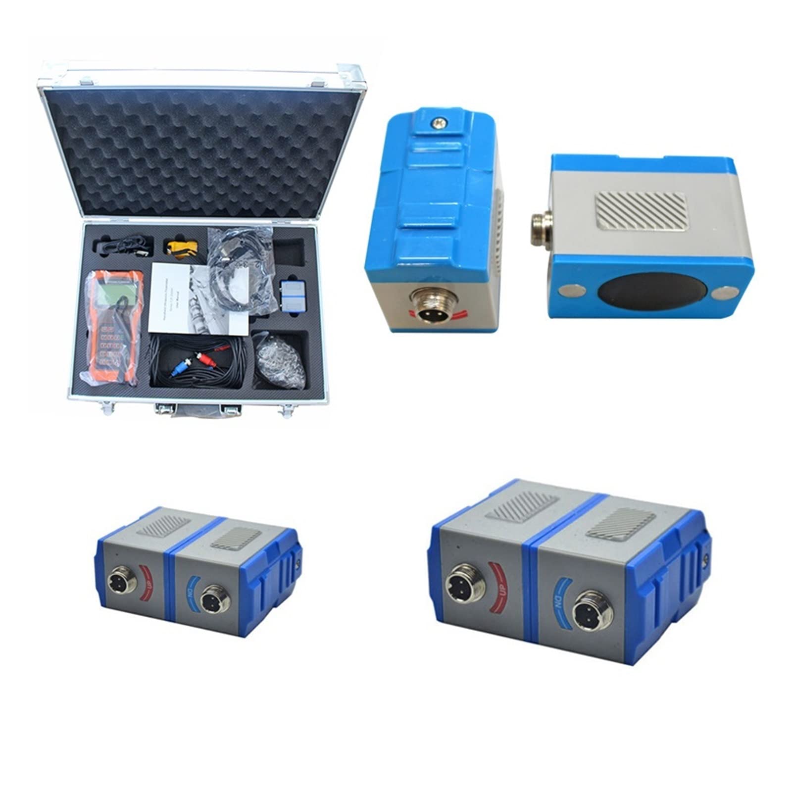 Handheld Ultrasonic Flow Meter Handheld Digital Liquid Ultrasonic Flow Meter Water Flowmeter TUF-2000H TS-2(DN15~DN100) TM-1(DN50~DN700mm) TL-1(DN300~DN6000)(Host TS-2 TM-1 TL-1)
