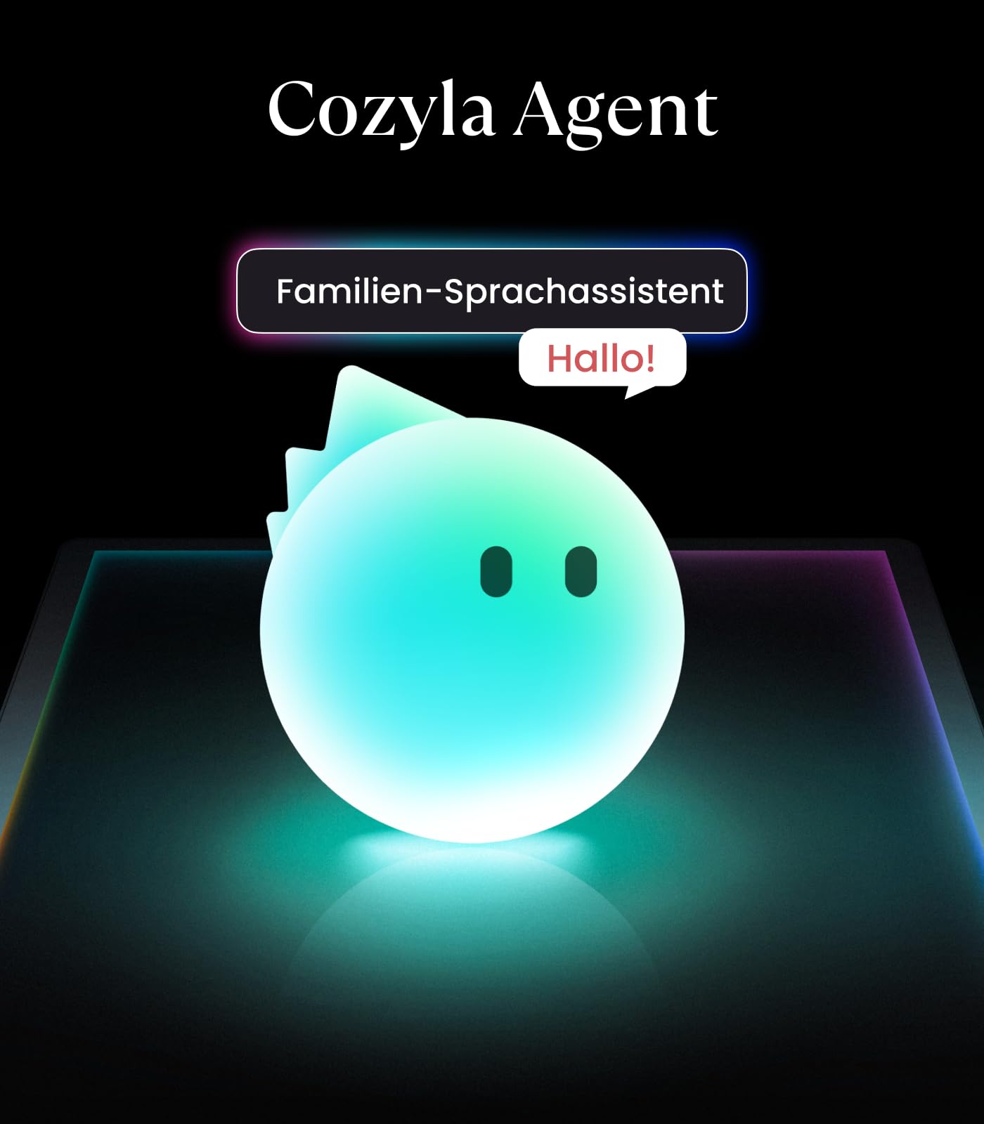 Cozyla Calendar Plus Go: 32" Mobiler Digitaler Kalender mit Akku & Rollen | Google Play Store, Anpassbares Dashboard, Sprachassistent, Echtzeit Kalender-Sync, Aufgaben & Belohnungen, Essensplanung