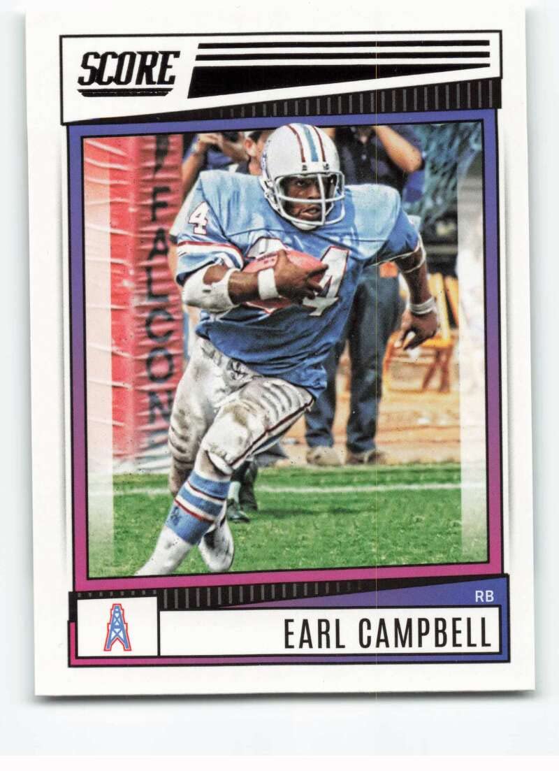 Amazon.com: 2022 SCORE #7 EARL CAMPBELL HOUSTON OILERS FOOTBALL