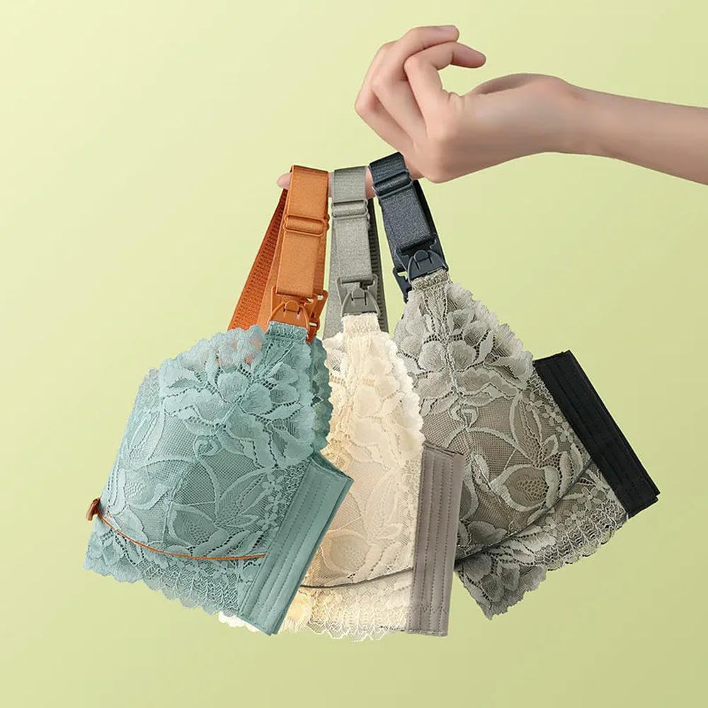 ZBDP - Brasier de lactancia recogido para evitar la flacidez posparto, ropa interior para mujeres embarazadas, brasier de lactancia materna