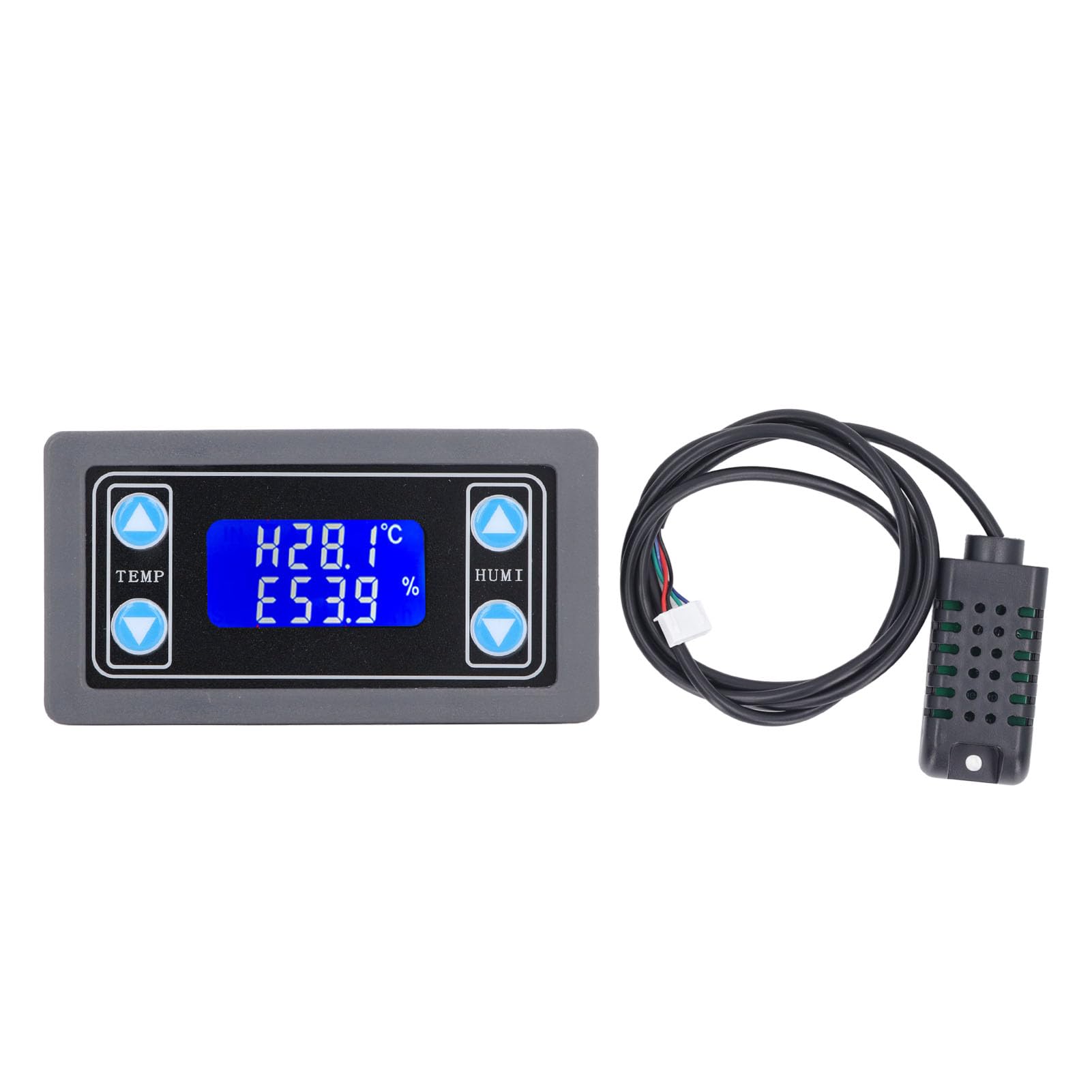 Temperature Humidity Controller Relay Output Digital Thermostat Humidistat Control Module with Indicator Light