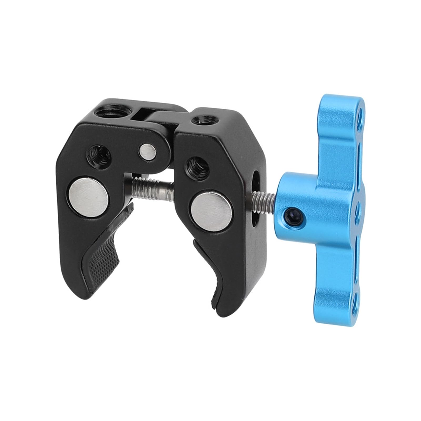 Soporte de aluminio para cámara de acción DSLR, compatible con conectores de tornillo, abrazadera de aluminio