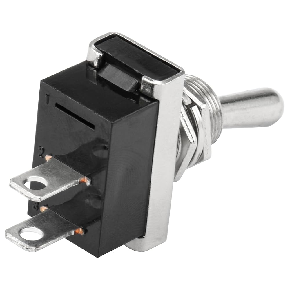 Heschen Metal Toggle Switch SPDT Permanent (switch) ON/OFF/ON 3