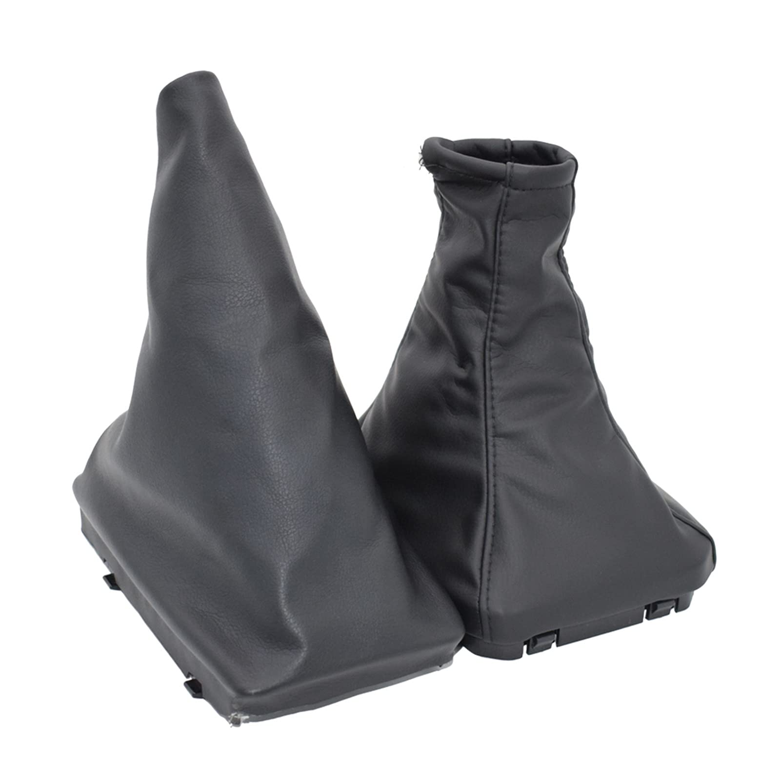 KENGAA handbrake handle 2Pcs/Set Black Handbrake Gear Gaiter Dust Cover Set Fit For Opel/Vauxhall Corsa C(00-06) /Tigra B(04-09)/Combo C(01-03) (Color Name : Gear gaiter set)