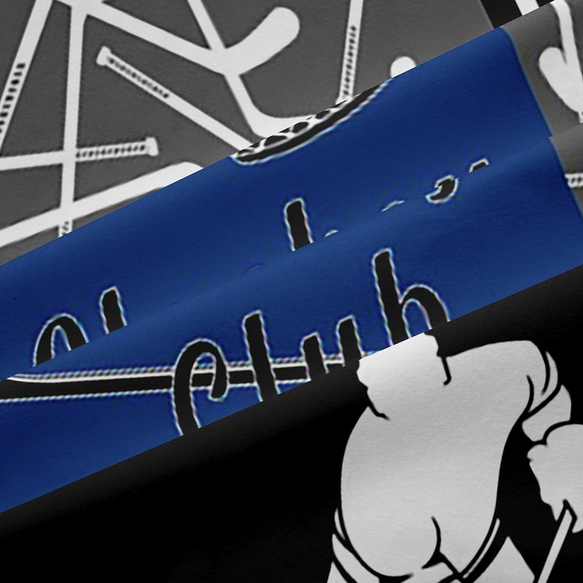 jejeloiu Ice Hockey Curtain for Kids Boys Girls (2 Panels, 42 x 84 Inch) Ice Hockey City Window Drapes Modern Fashion Blackout Shades Room Darkening Curtain Sports Theme Window Treatments