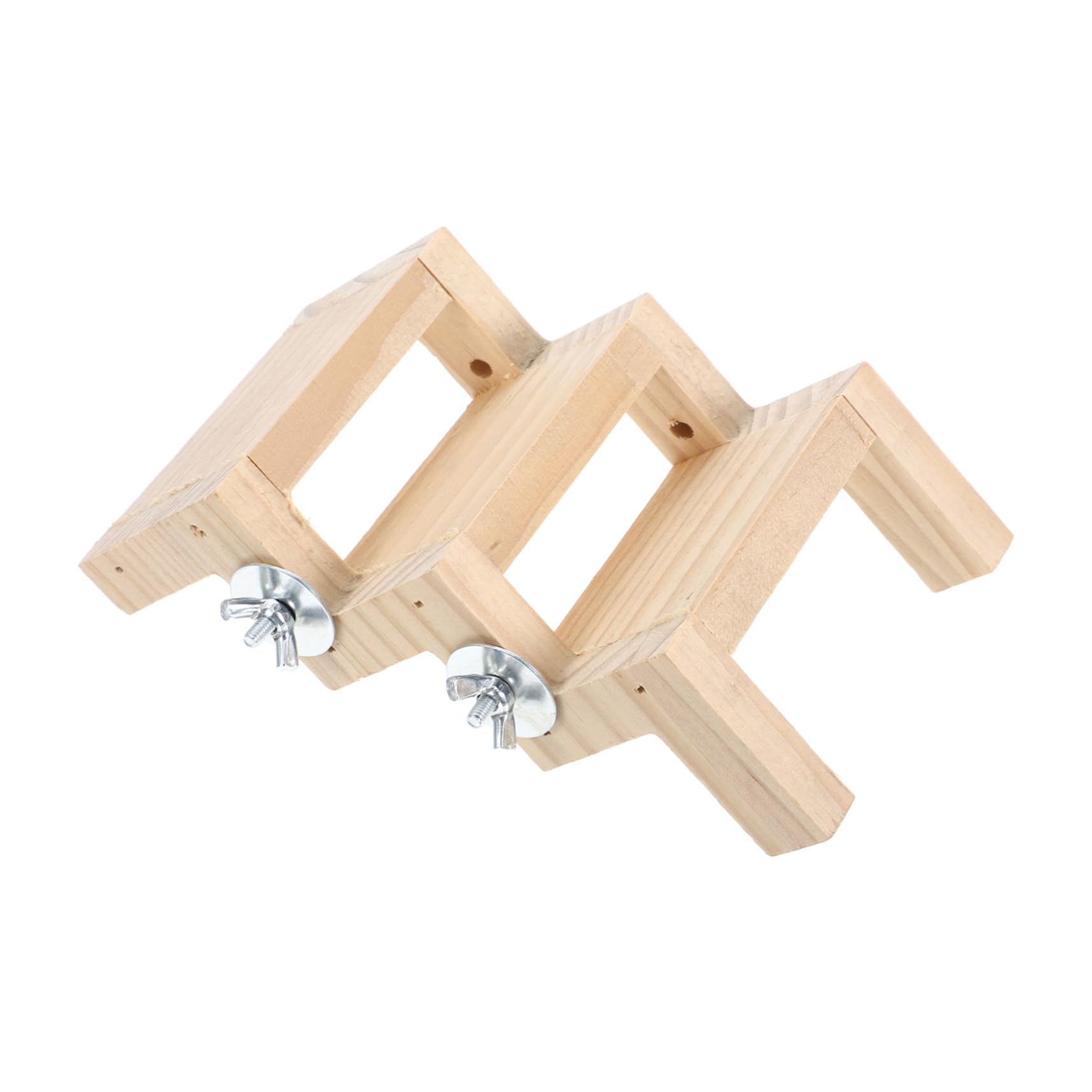 HEMOTON Bird Ladder for Parrots Interactive Pet Climbing Accessory Quick Setup Rest Platform Climbing Ladder for Bird Cages Versatile Design