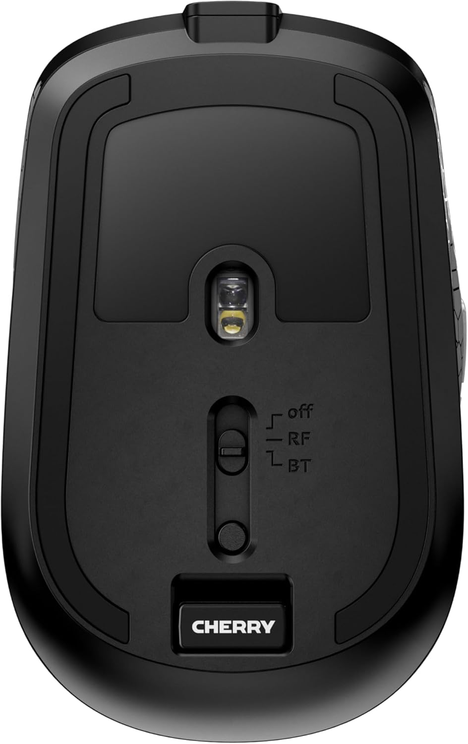 Cherry MW 8C Advanced, Wireless Mouse, Bluetooth & 2.4 GHz Connection, 4-Level Adjustable Resolution Up to 3000 dpi, Rechargeable, Incl. Transport Bag, Black