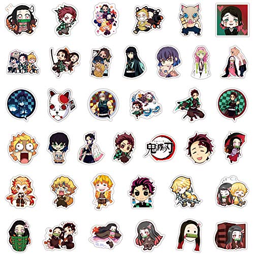 200 peças de adesivos mistos de anime, adesivos de desenho animado para laptop, notebook, garrafa de