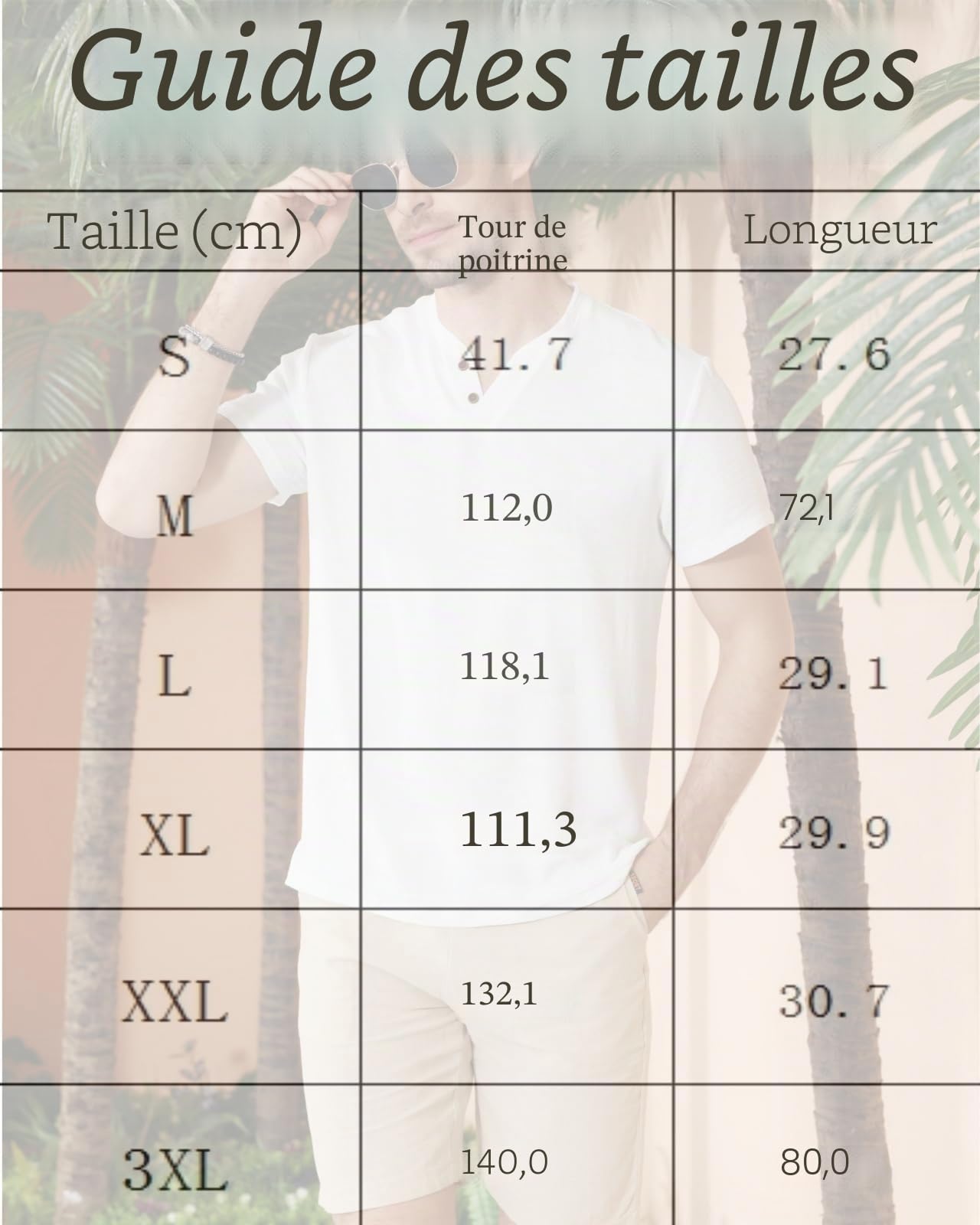T-Shirt Homme Henley Teeshirt col Bouton Ouvert à Manches Courtes pour Homme