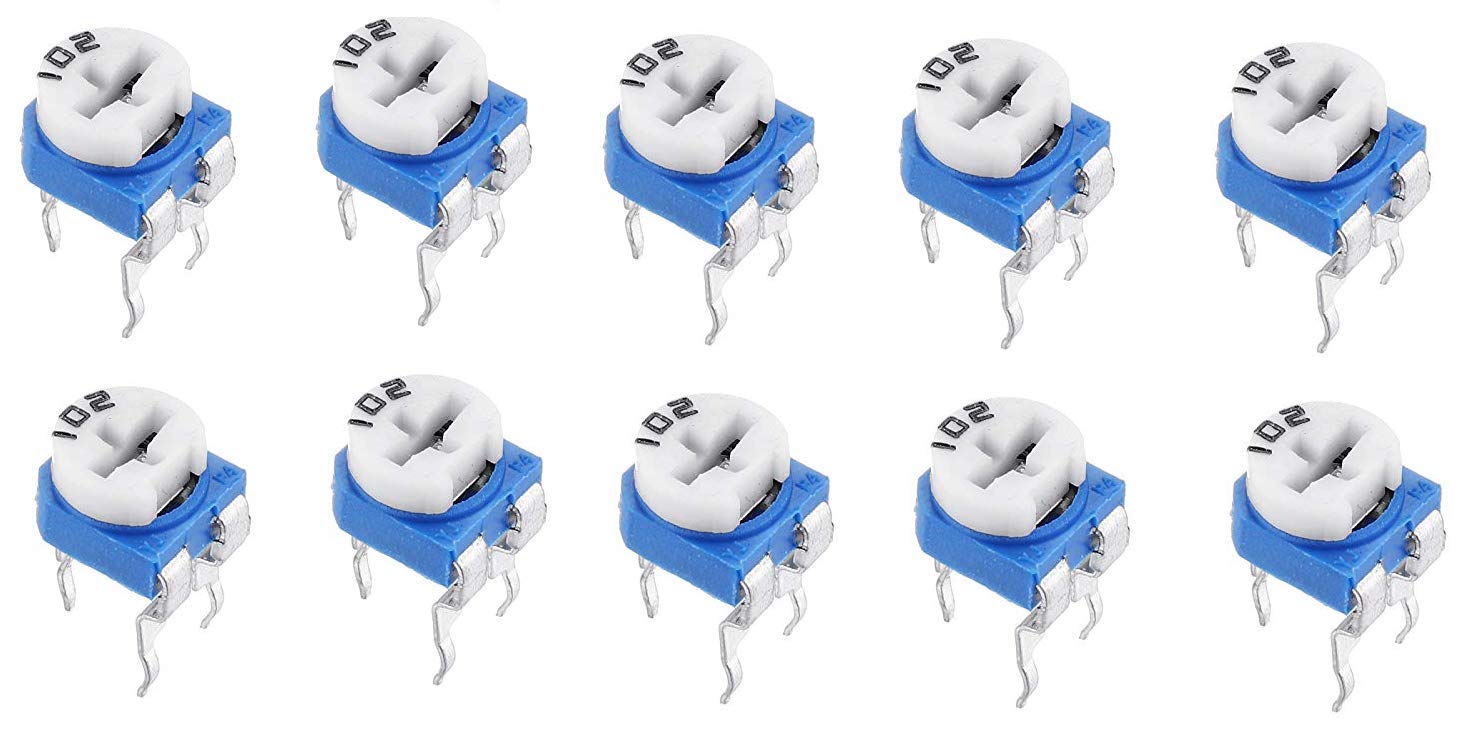 RISARYA 1K(102) TRIMPOT VARIABLE RESISTOR PRESET TRIMMER POTENTIOMETER PACK OF 10PCS (B08H8F81X4) Amazon Price History, Amazon Price Tracker