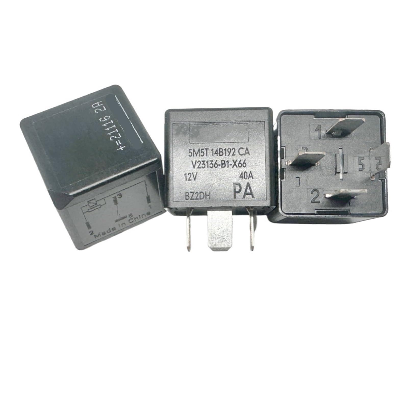 Yzwrwrmktb One Color 1Pc V23136-B1-X66 (V4-1A-12V-40A) Relay 4 Pins