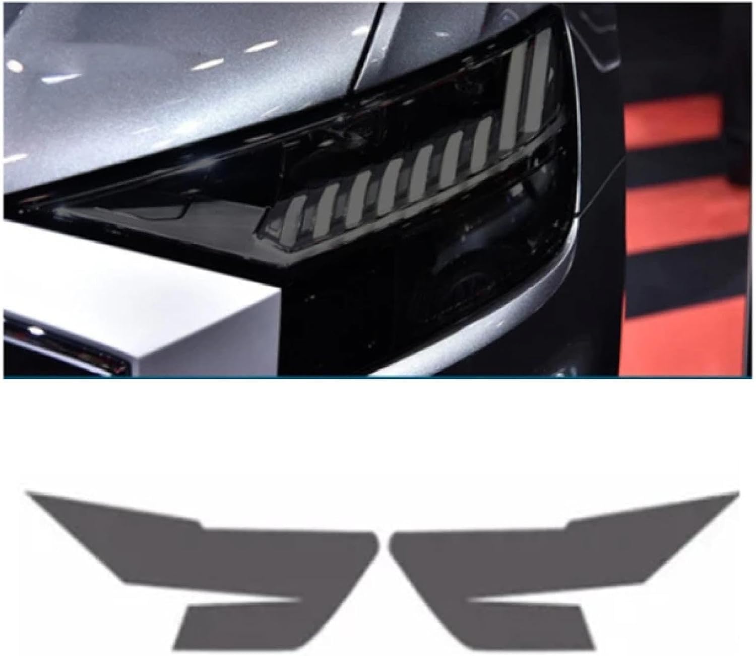 SamLng Car Front Light Film for SQ8 2019-2024 Car Headlight Protective Film Car Front Headlamp Protection Film car Lights Film Headlight Anti-Scratch Non-Yellowing Protective Film