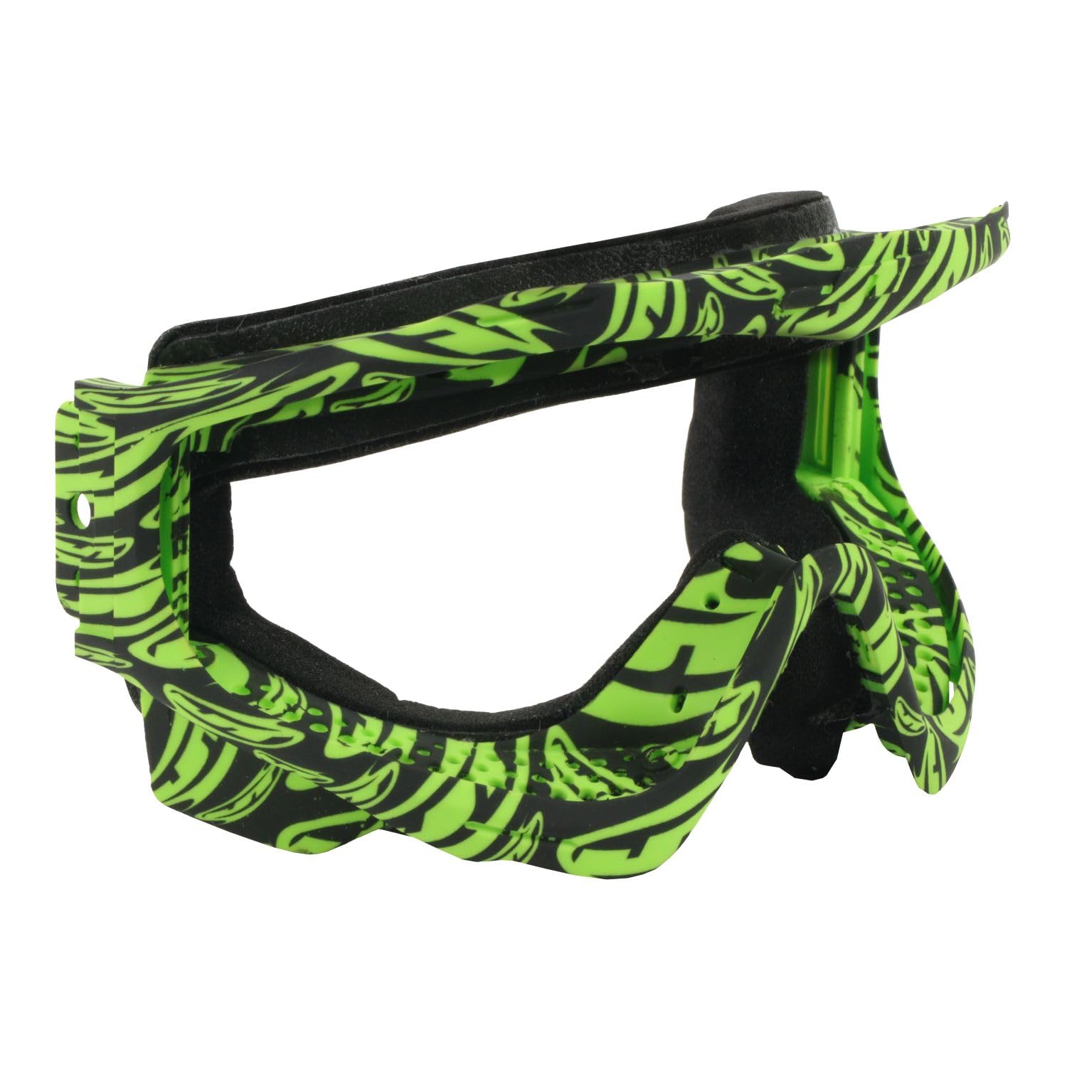 JT Spectra Proflex Paintball Goggle Mask Limited Edition Frame w/PBB Barrel Plug - Banana Lime