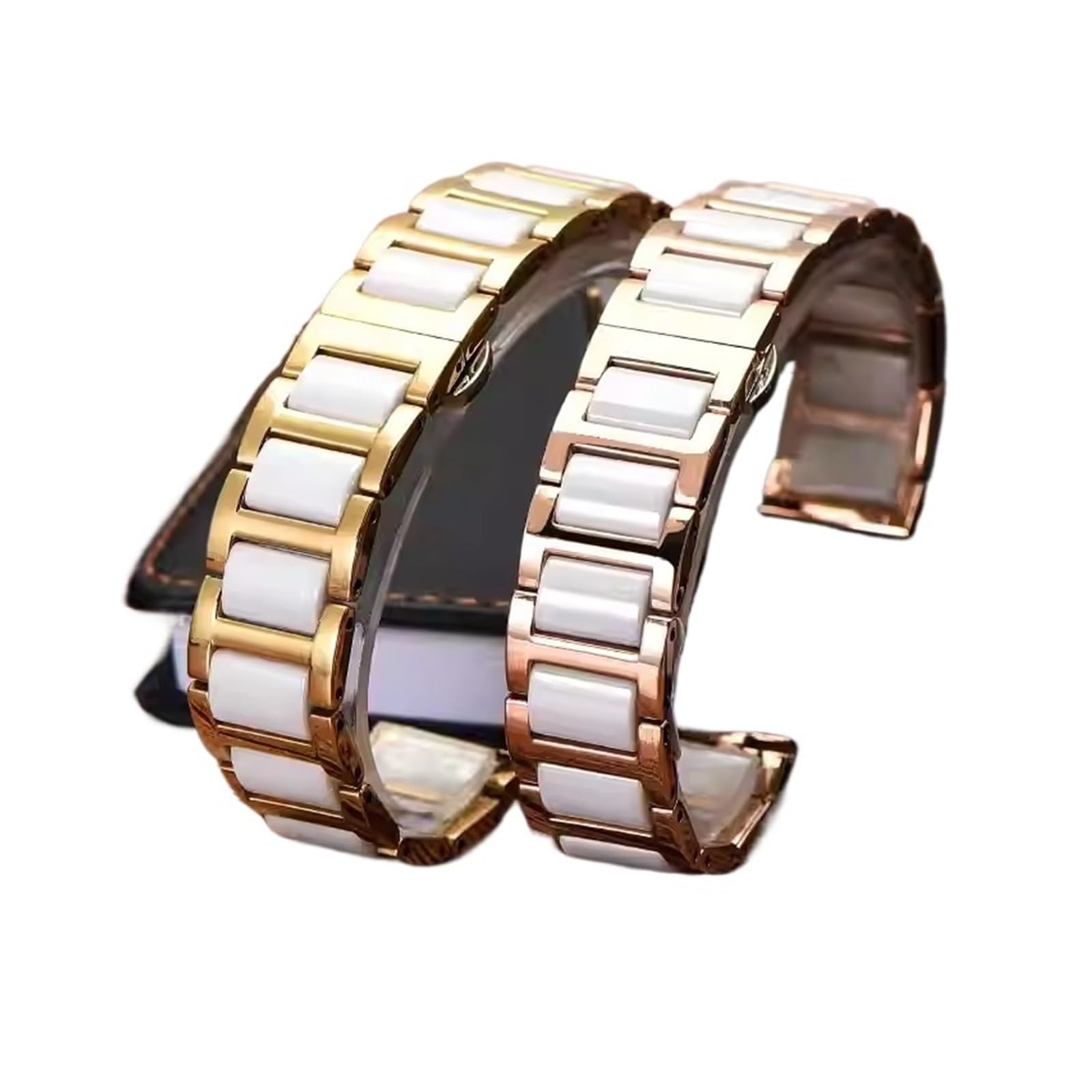 yingyingjia Bracciale Da Polso In Acciaio Inossidabile Massiccio In Ceramica 12/13/14/15/16/17/18/19/20/21 / 22MM Cinturino For Orologio Cinturino A Sgancio Rapido