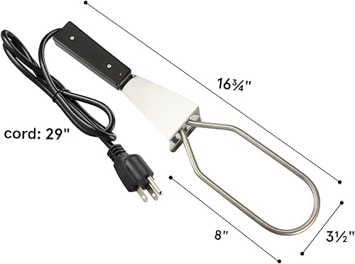 Miniatura 2 de Encendedor eléctrico de carbón de 600 W con luz indicadora de alimentación para barbacoa, parrilla, ahumador, chimenea, estufa, encendido rápido,