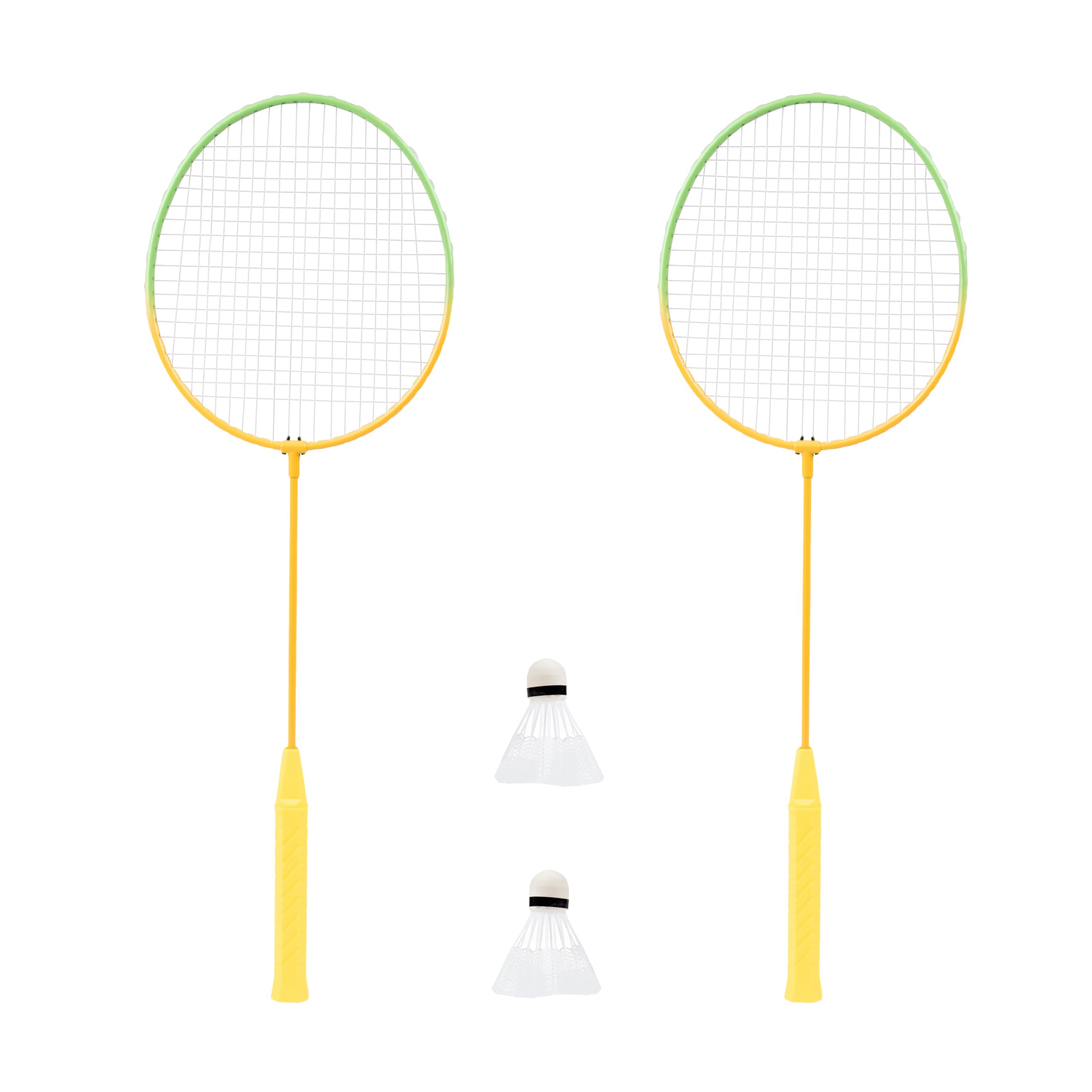 Mookie Activo 2 Player Badminton Set, Fun Outdoor Family Game, with 2 Rackets and 2 Shuttlecocks, for Beginners, Fun Outdoor Game for Children and Adults, Ages 3+