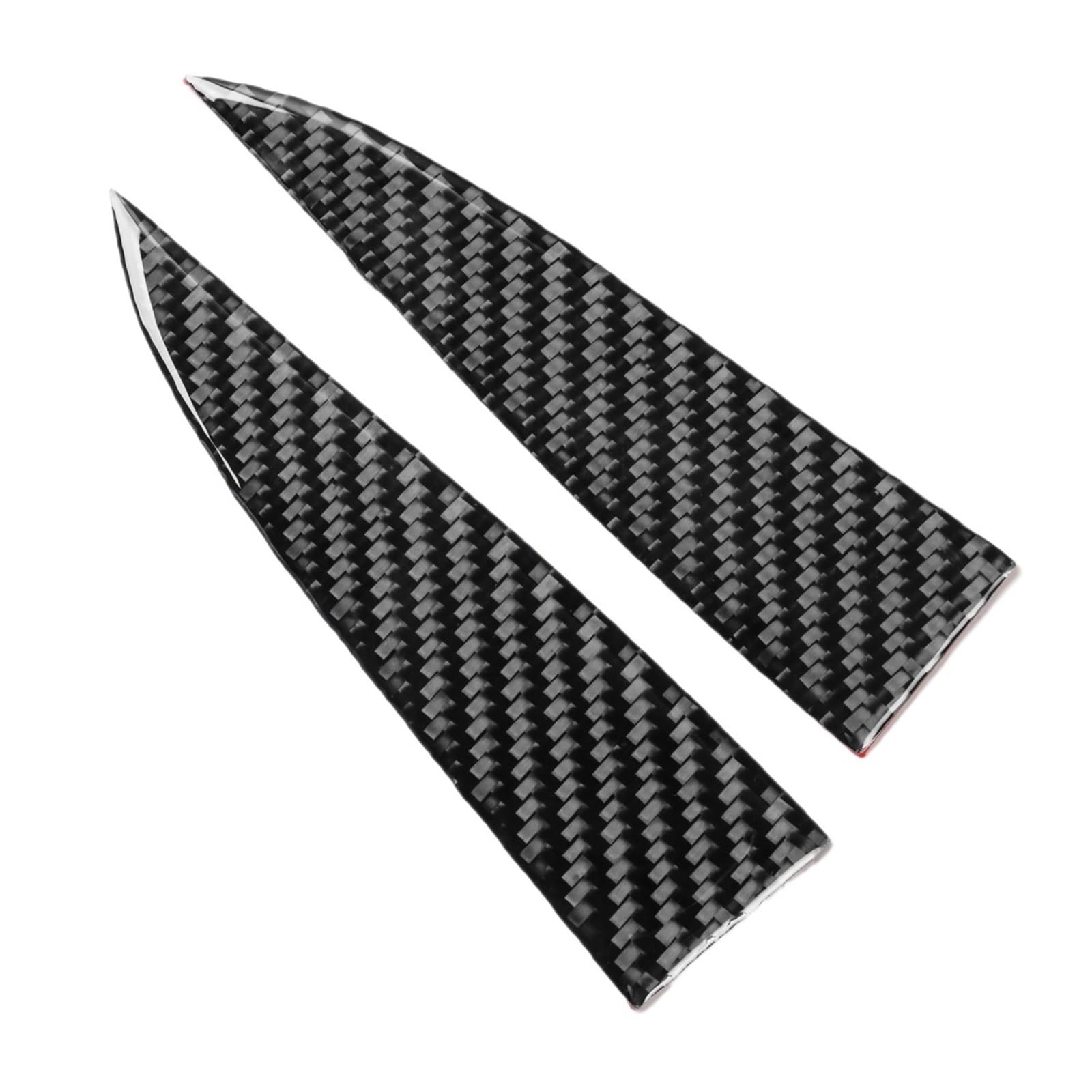 Interior Trim for Tesla for Model Y 2020-2023 Dashboard Both Side Speaker O Cover Trim Car Interior Sticker Cover Trim Sticker(Black)