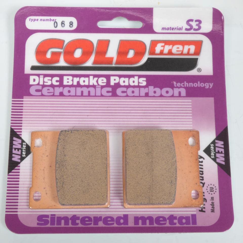 Plaquette de frein Gold Fren : freinage stable sur Honda 250 CM TB