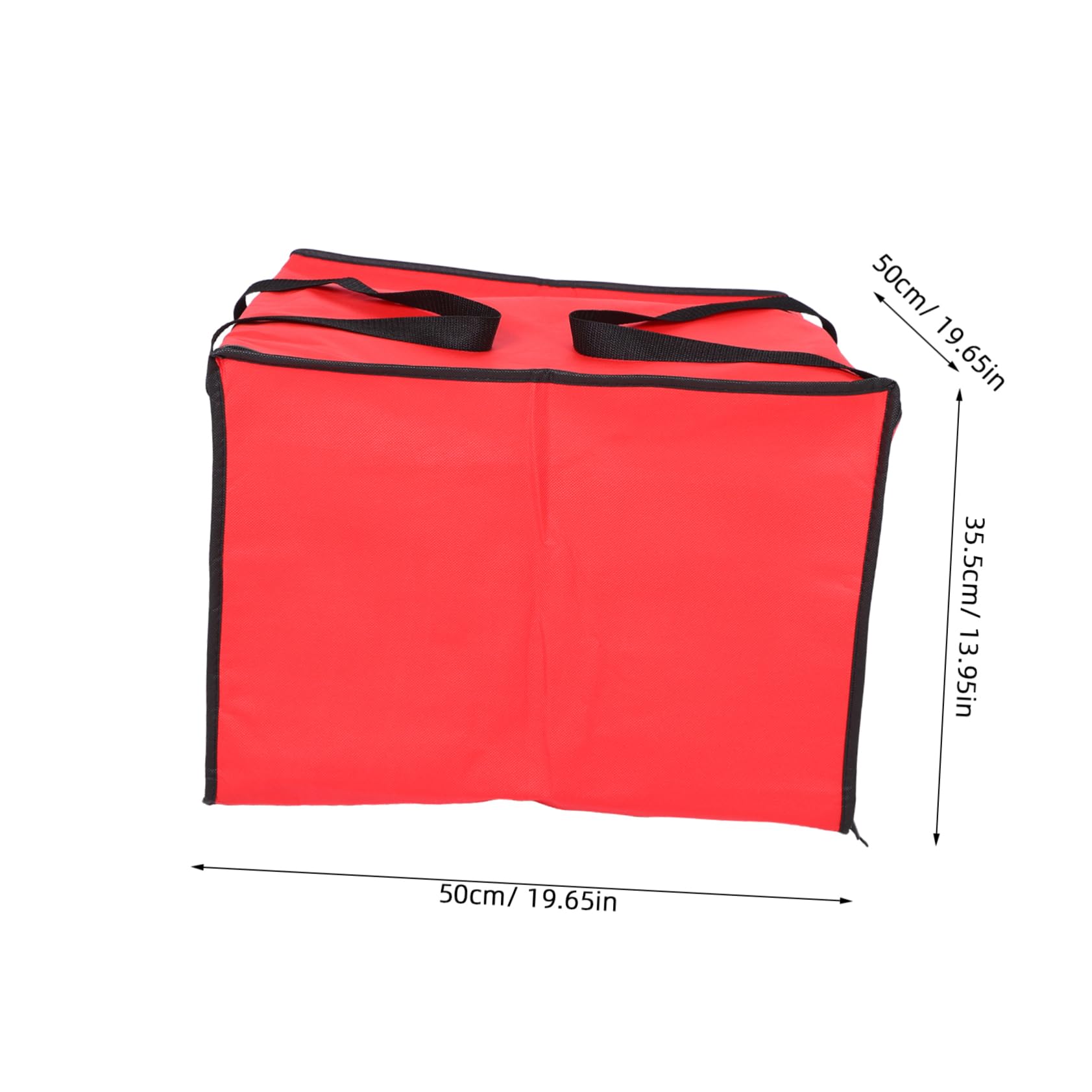 MUCKLILY Insulated Food Bag Pizza Warmer with Spacious Interior for Catering and Grocery Easy Insulation for Hot Cold Meals Portable Design