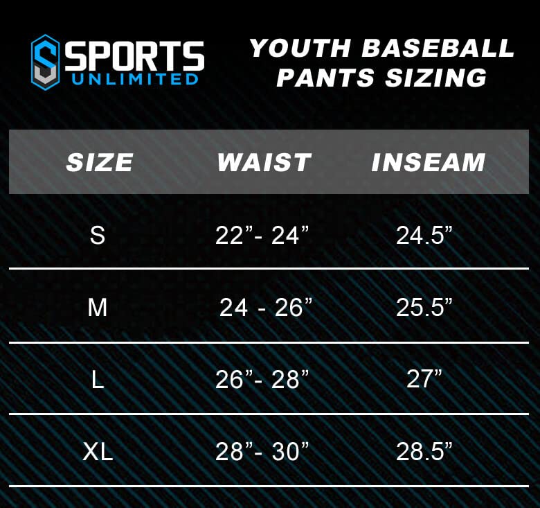 Discover 75+ youth baseball pants size chart in.eteachers