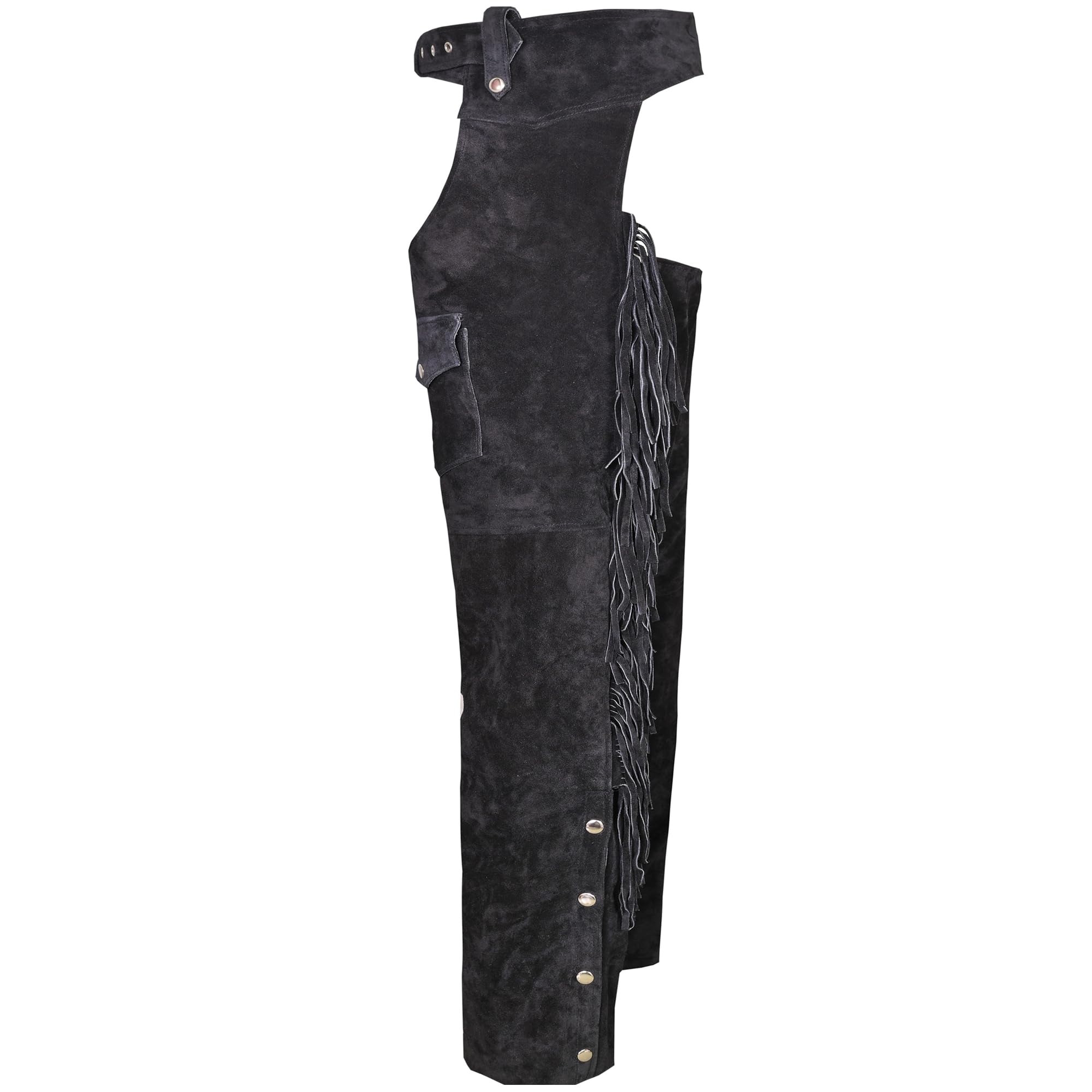 German Wear Chaps Fransenhose Reiter Cowboy Indianer Western Lederchaps Lederhose