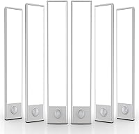Vista 16 de Paquete de 6 luces inalámbricas para debajo del gabinete, 32 luces LED recargables con sensor de movimiento para interiores, luces magnéticas